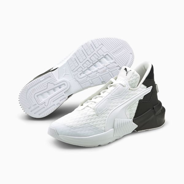 Tenis Training Provoke XT Block Mujer, Puma White-Puma Black, extralarge