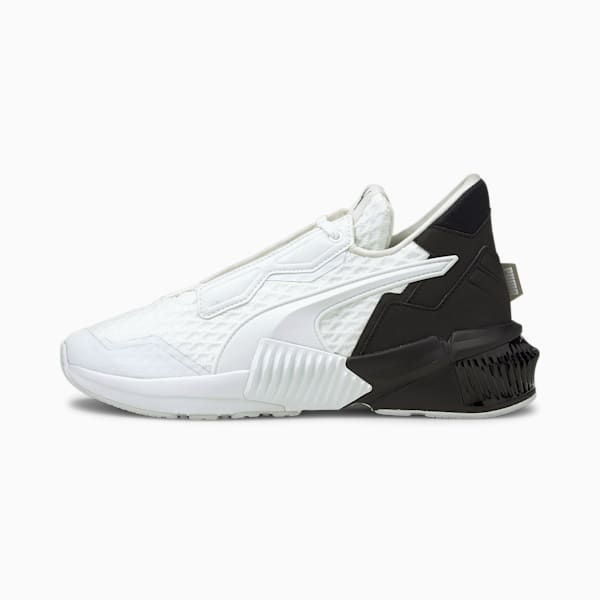 Tenis Training Provoke XT Block Mujer, Puma White-Puma Black, extralarge