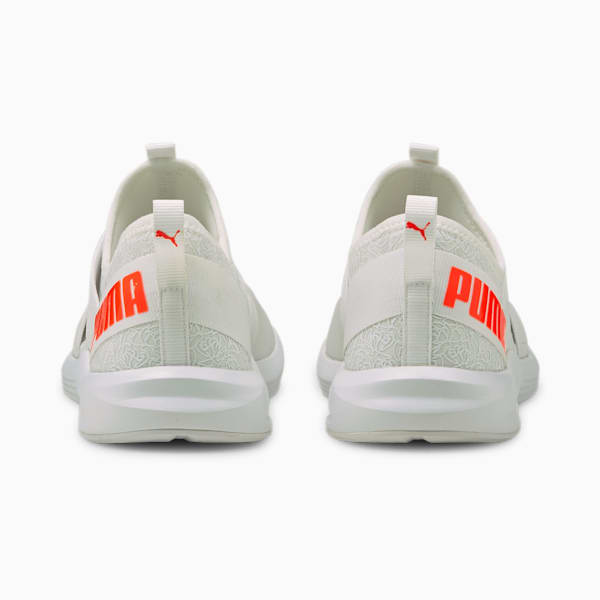Prowl Floral Women's Slip-On Shoes, Puma White-Fiery Coral, extralarge