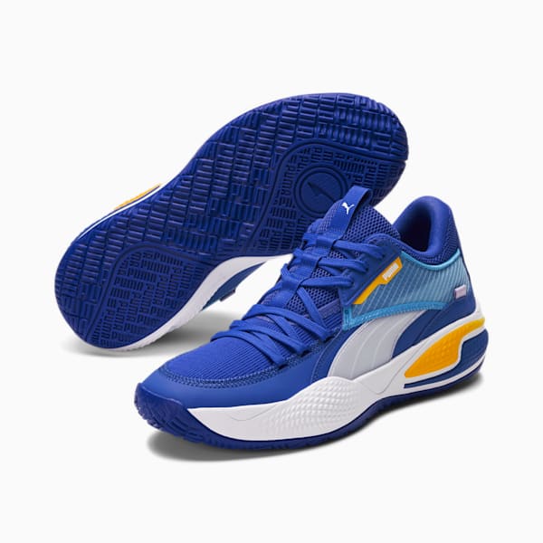 Tenis Court Rider Básquetbol, Dazzling Blue-Saffron, extralarge