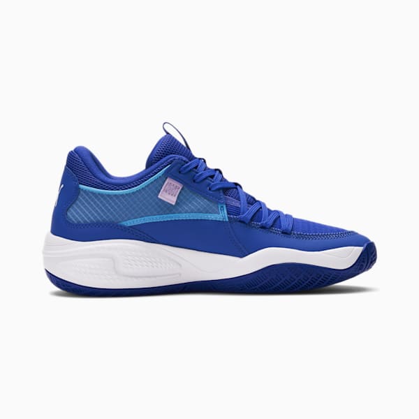 Court Rider Basketball Shoes, Dazzling Blue-Saffron