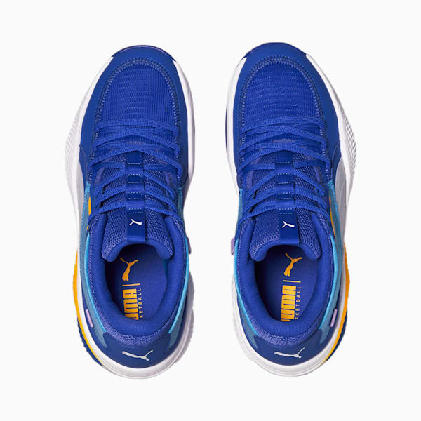 Court Rider Basketball Shoes, Dazzling Blue-Saffron, extralarge-IND