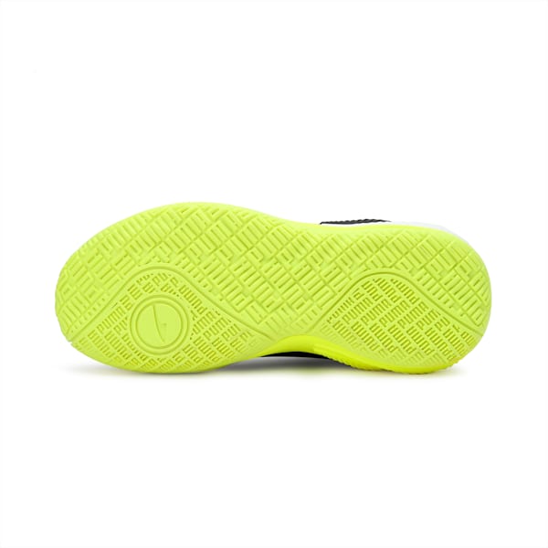 Court Rider Basketball Shoes, Puma Black-Yellow Alert, extralarge