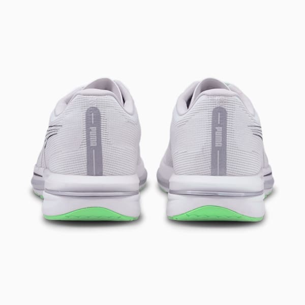 Velocity NITRO COOLadapt Men's Running Shoes, Puma White-Puma Black-Elektro Green, extralarge