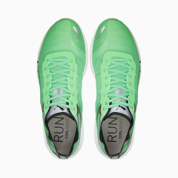 Liberate NITRO COOLadapt Men's Running Shoes, Elektro Green-Puma Silver-Puma Black, extralarge