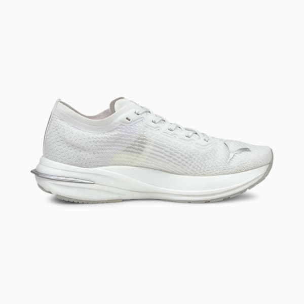 Deviate Nitro COOLadapt Women's Running Shoes, Puma White-Gray Violet, extralarge-IND