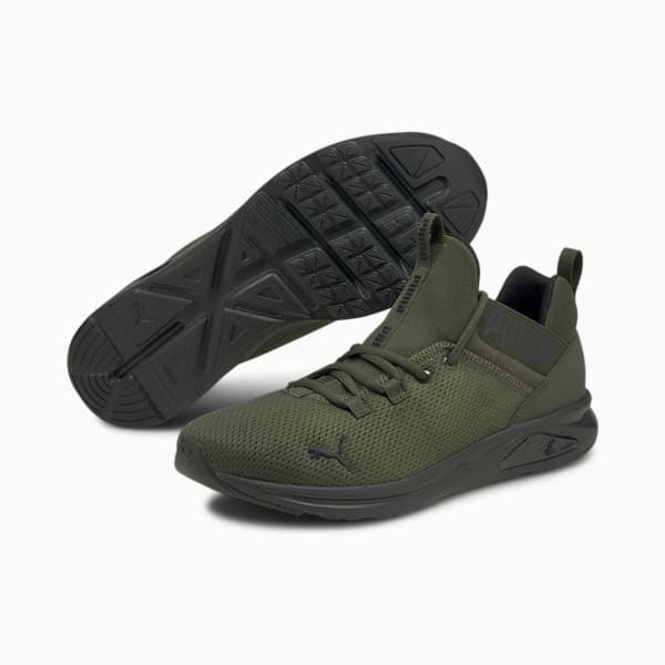 Enzo 2 Uncaged Men's Running Shoes, Forest Night-Puma Black, extralarge-IND