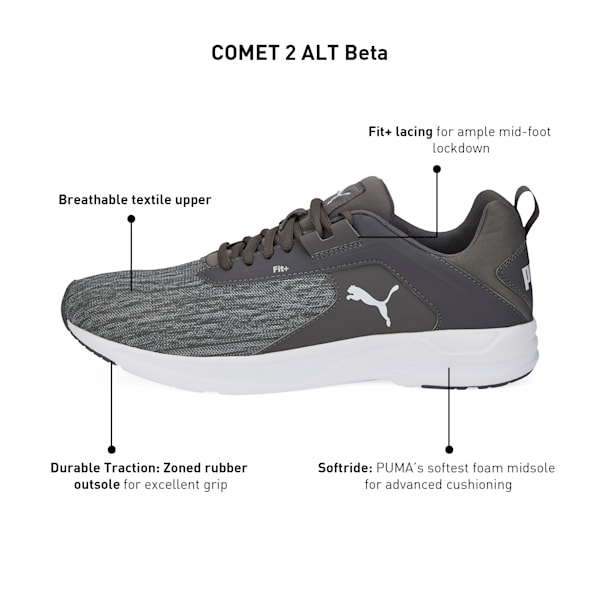 Comet 2 Alt Beta Running Shoes, CASTLEROCK, extralarge-IND