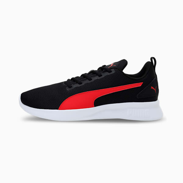 Blaze Running Shoes, Puma Black-High Risk Red-Puma White, extralarge-IND