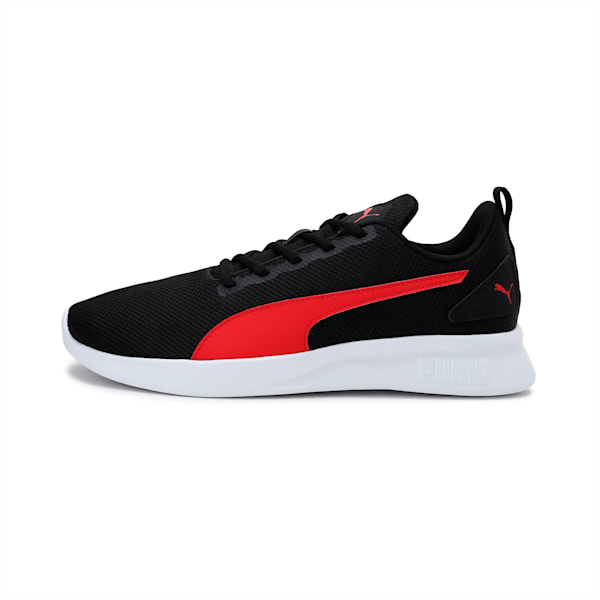 Blaze Unisex Running Shoes, Puma Black-High Risk Red-Puma White, extralarge-IND