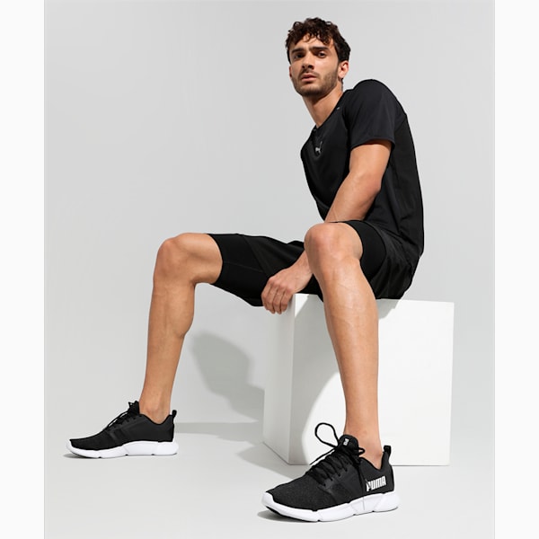 Flair Unisex Running Shoes, Puma Black-Puma White, extralarge-IND