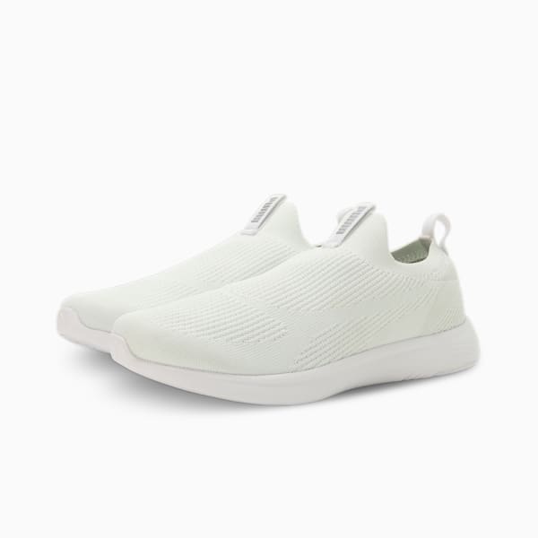 SOFTRIDE Clean V2 Men's Running Shoes, PUMA White-PUMA Silver, extralarge-IND