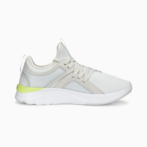 Tenis juveniles SOFTRIDE Sophia, Feather Gray-Glowing Pink-PUMA White, extralarge