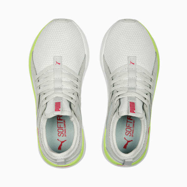 Tenis juveniles SOFTRIDE Sophia, Feather Gray-Glowing Pink-PUMA White, extralarge