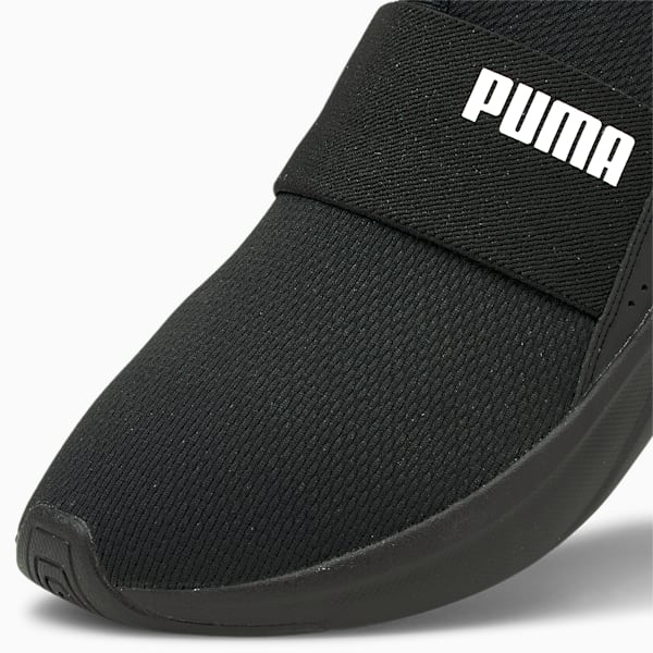 Softride Sophia Slip-on Women's Running Shoes, Puma Black-Puma White, extralarge