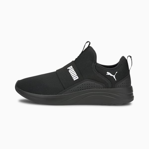 Black puma shoes womens jeans top