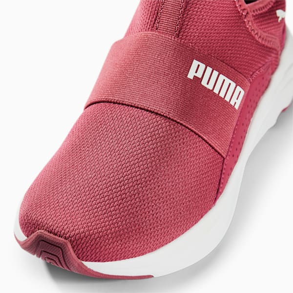 SOFTRIDE Sophia Women's Slip-On Walking Shoes, Dusty Orchid-Puma White, extralarge-IND