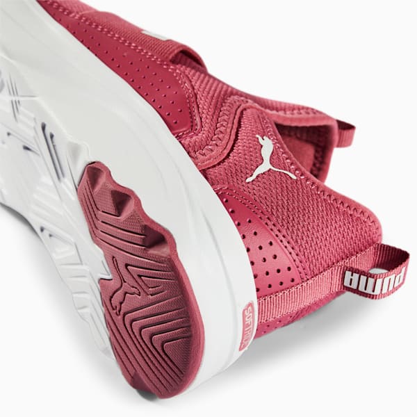 SOFTRIDE Sophia Women's Slip-On Walking Shoes, Dusty Orchid-Puma White, extralarge-IND