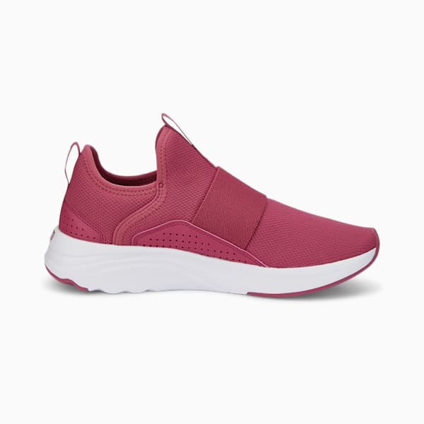 SOFTRIDE Sophia Women's Slip-On Walking Shoes, Dusty Orchid-Puma White, extralarge-IND