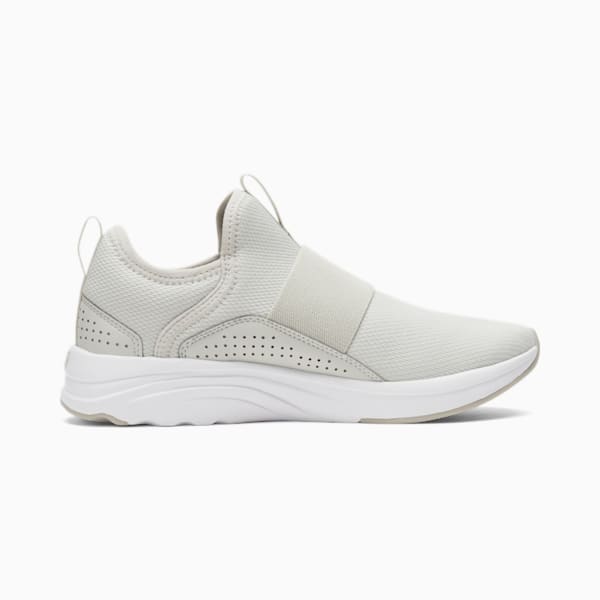 Zapatos para correr sin cordones Softride Sophia para mujer, Gray Violet-Rose Gold