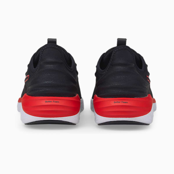 Better Foam Emerge 3D Men's Running Shoes, Puma Black-High Risk Red, extralarge-IND