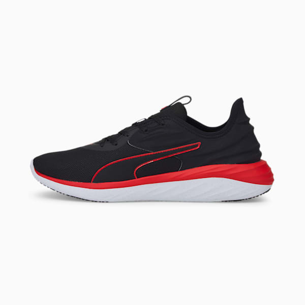 Better Foam Emerge 3D Men's Running Shoes, Puma Black-High Risk Red, extralarge-IND