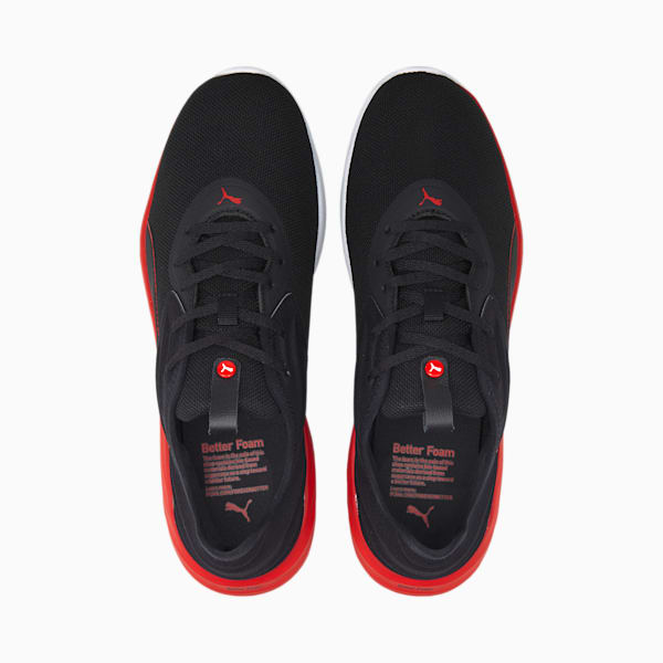 Better Foam Emerge 3D Men's Running Shoes, Puma Black-High Risk Red, extralarge-IND