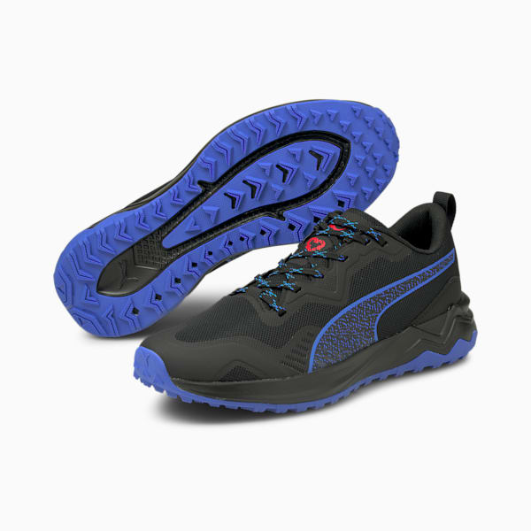 Better Foam Xterra Running Shoes, Puma Black-High Risk Red, extralarge