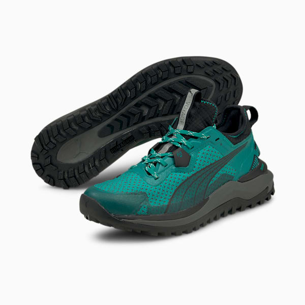 メンズ GORE-TEX ヴォヤージ ニトロ ランニングシューズ, Parasailing-CASTLEROCK-Puma Black, extralarge-JPN