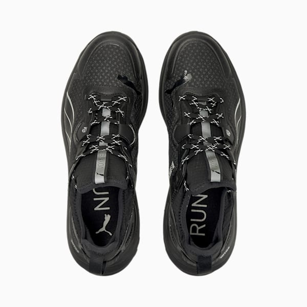 Voyage Nitro Gore-Tex Men's Running Shoes, Puma Black-Metallic Silver