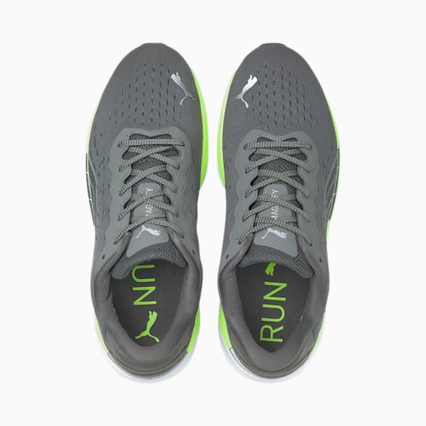 Magnify Nitro Men's Running Shoes, CASTLEROCK-Green Glare, extralarge-GBR