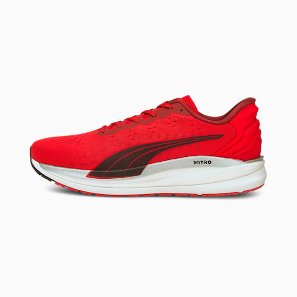 Magnify Nitro Men's Running Shoes, High Risk Red-Puma Black, extralarge-IND