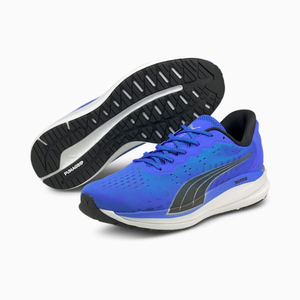 Magnify Nitro Men's Running Sneakers, Bluemazing-Puma Black, extralarge