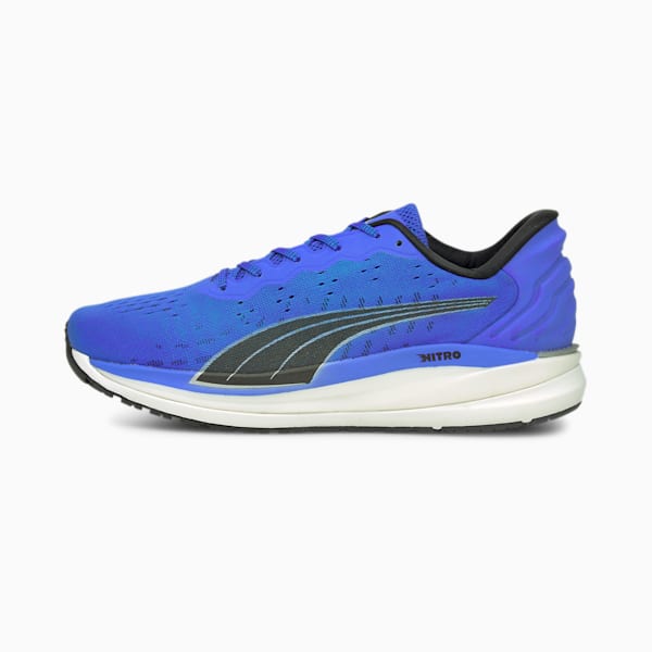 Tenis para correr para hombre Magnify Nitro, Bluemazing-Puma Black, extralarge