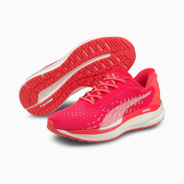 Magnify Nitro Women's Running Shoes, Sunblaze-Puma White, extralarge-GBR