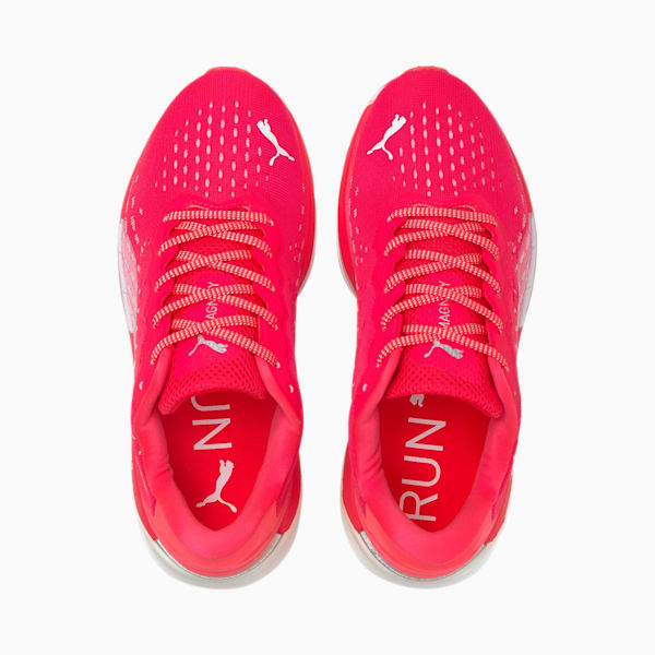 Magnify Nitro Women's Running Shoes, Sunblaze-Puma White