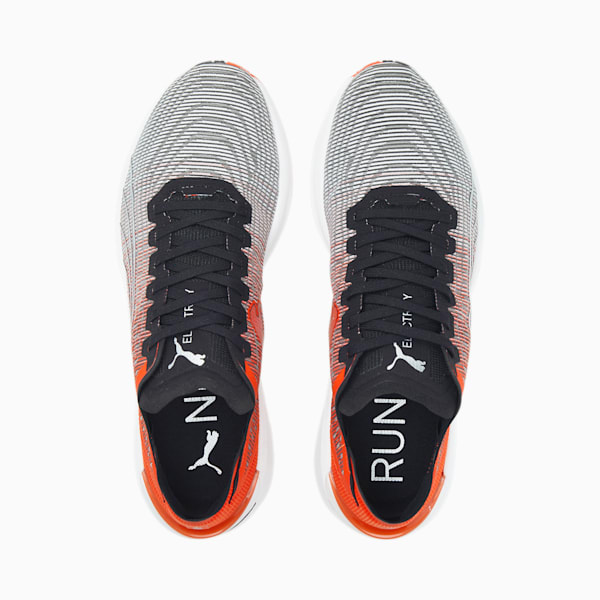 エレクトリファイ ニトロ ランニング シューズ, Puma Black-Cherry Tomato-Puma White