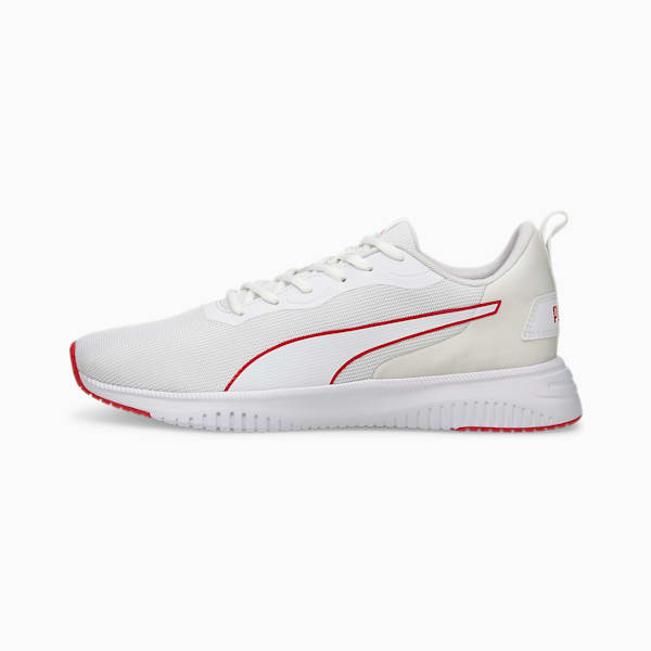 Flyer Flex Running Shoes, Puma White-Urban Red, extralarge-IND