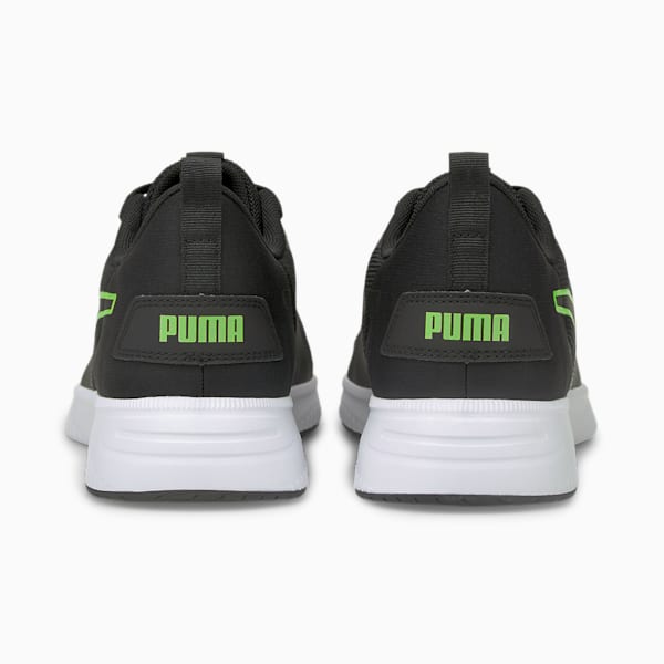 Tenis para correr Flyer Flex, Puma Black-Green Glare, extralarge