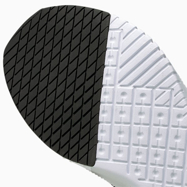 Tenis para correr Flyer Flex, Puma Black-Green Glare, extralarge