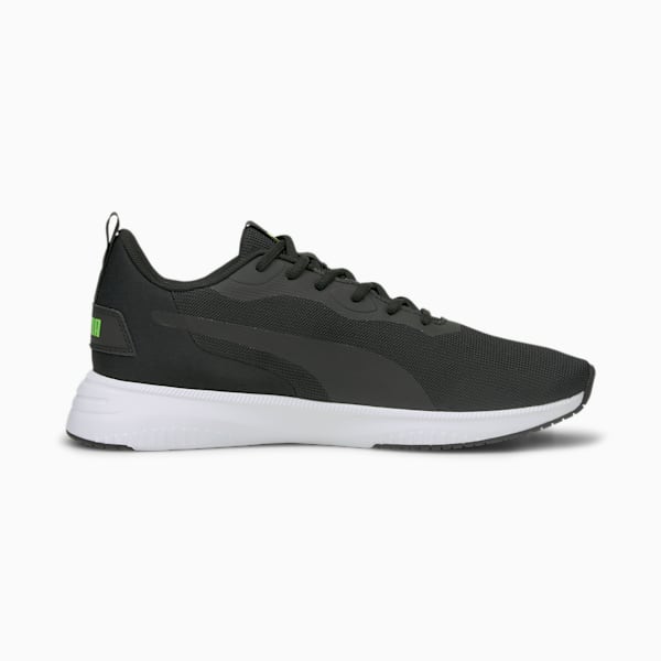 Tenis para correr Flyer Flex, Puma Black-Green Glare, extralarge