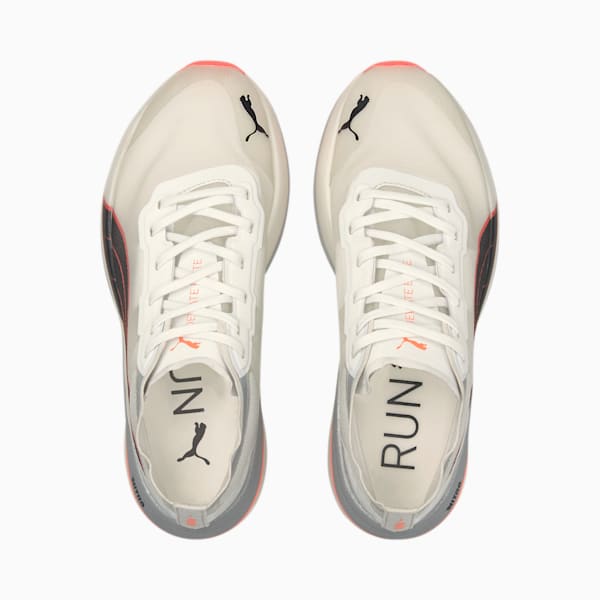 Tenis para correr para hombre Deviate Nitro Elite Racer, Puma White-Lava Blast, extralarge