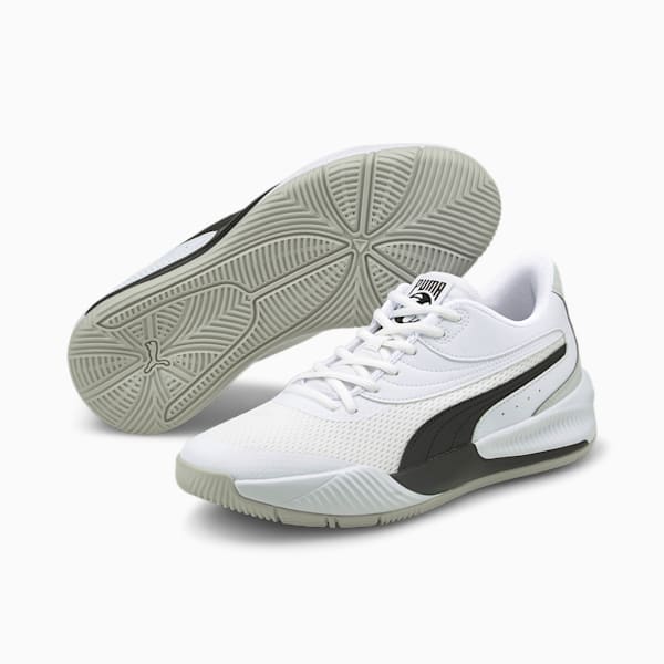 Triple Basketball Shoes, Puma White-Puma Black, extralarge-GBR