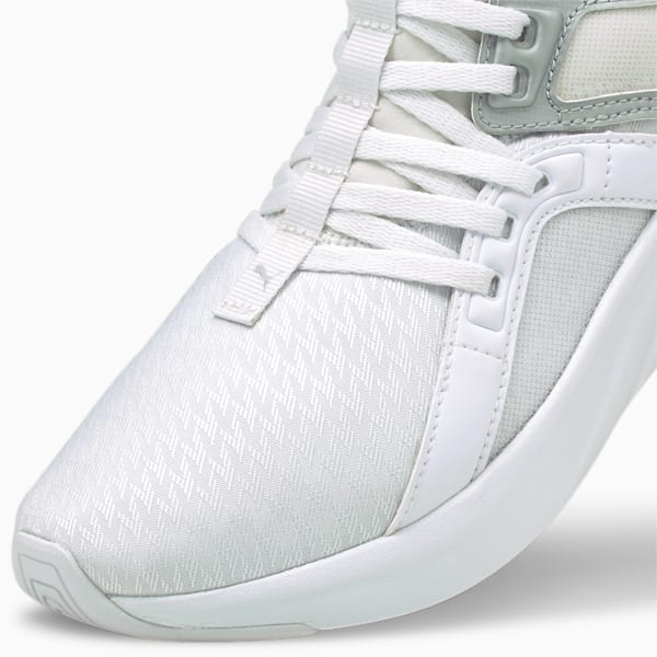 Tenis Mujer Softride Sophia Q4 Shine, Puma White-Metallic Silver, extralarge