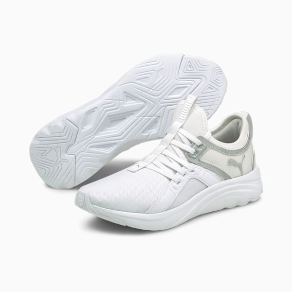 Tenis Mujer Softride Sophia Q4 Shine, Puma White-Metallic Silver, extralarge