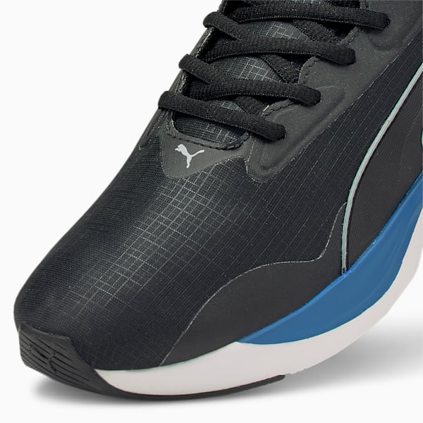 SOFTRIDE Rift Tech Emboss Men's Walking Shoes, Puma Black-Future Blue, extralarge-IND