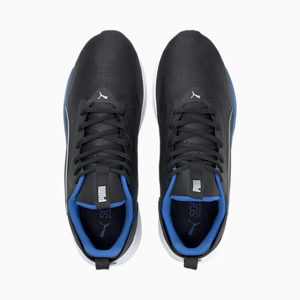Softride Rift Tech Embossed Men's Running Shoes, Puma Black-Future Blue, extralarge