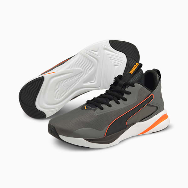 Softride Rift Tech Embossed Men's Running Shoes, CASTLEROCK-Orange Glow-Puma Black, extralarge