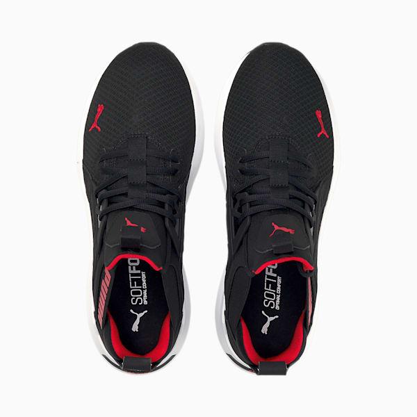 SOFTRIDE Enzo Nxt Men's Running Shoes, Puma Black-High Risk Red, extralarge-IND
