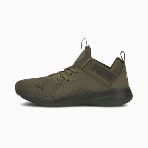 SOFTRIDE Enzo Nxt Men's Running Shoes, Grape Leaf-Puma Black-Green Glare, extralarge-IND